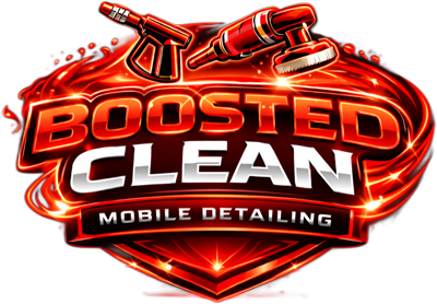 Boosted Clean Mobile Detailing Logo